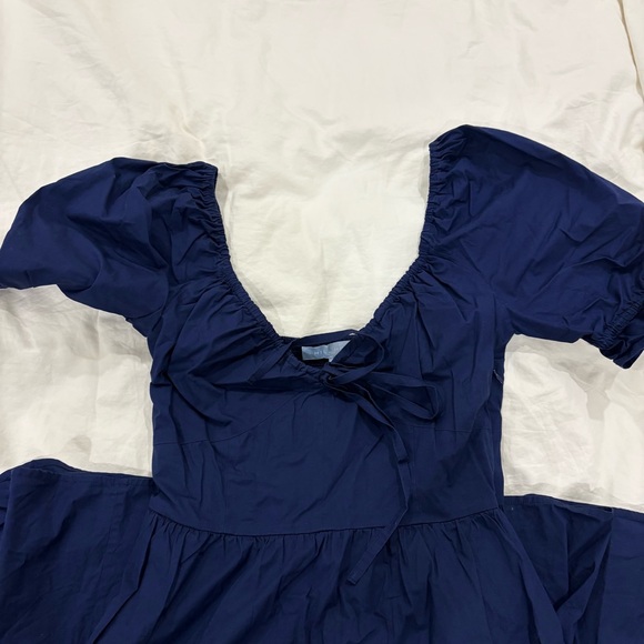 Hill House Ophelia Dress - Navy Blue - Picture 6 of 8